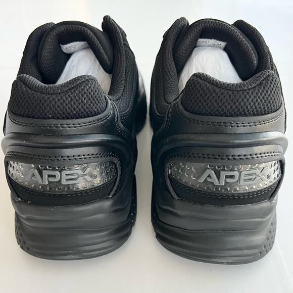 New APEX Lace Walking Walker X Last Shoe Black X801M Men's SIZE 9 - Picture 4 of 10